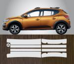 Lackschutzfolie für Türeinstiege Einstiegsleisten Dacia Sandero Stepway ab 2020